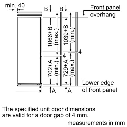 Tủ lạnh âm tủ BOSCH KIN86AFF0 |Serie 6