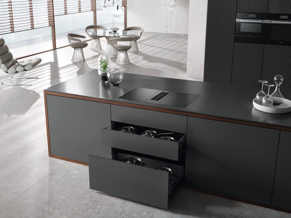 Bếp Từ Kết Hợp Hút Mùi Miele KMDA 7476 FL