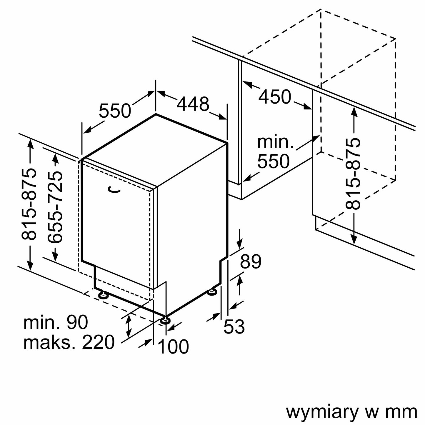Máy rửa bát âm tủ BOSCH SRV4XMX16E |Series 4