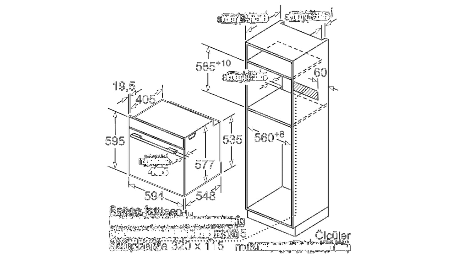 Lò nướng BOSCH HBG635BB1|Serie 8