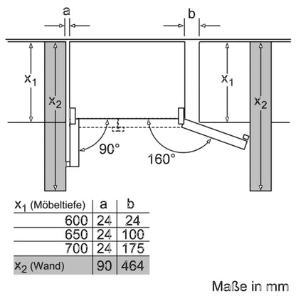 Tủ lạnh side by side SIEMENS KA62NA75
