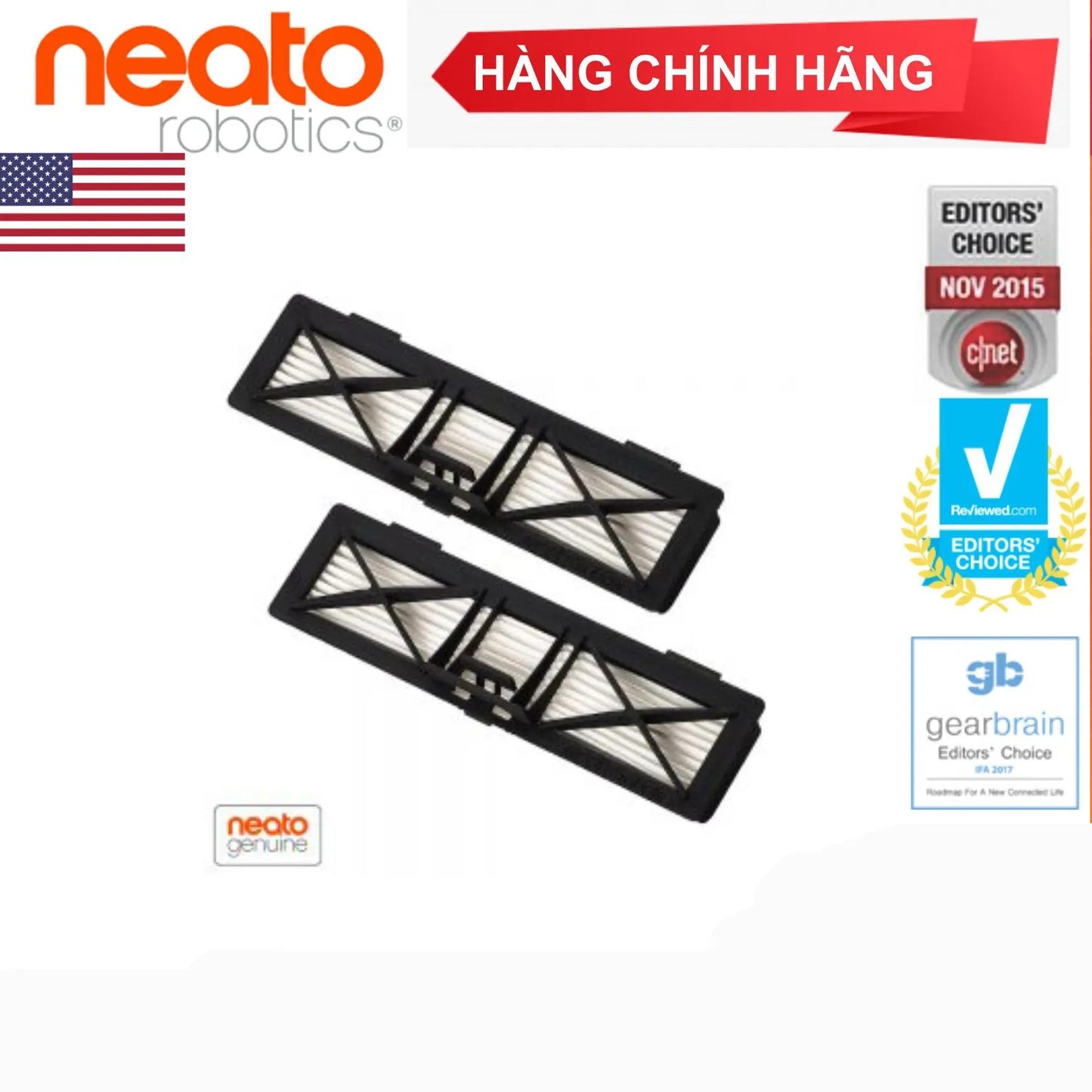 Bộ lọc hiệu suất siêu cao cấp Neato Botvac (2sp/1 hộp)™