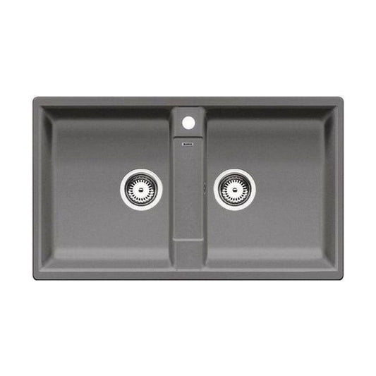 Chậu rửa bát dương bàn bếp BLANCO Blancozia 9-alumetallic 567.68.940