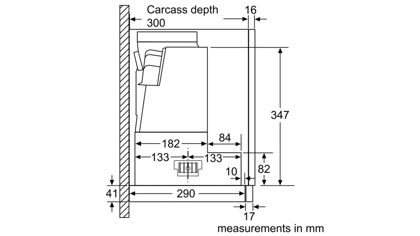 Máy hút mùi âm tủ BOSCH DFS067A50|Serie 4