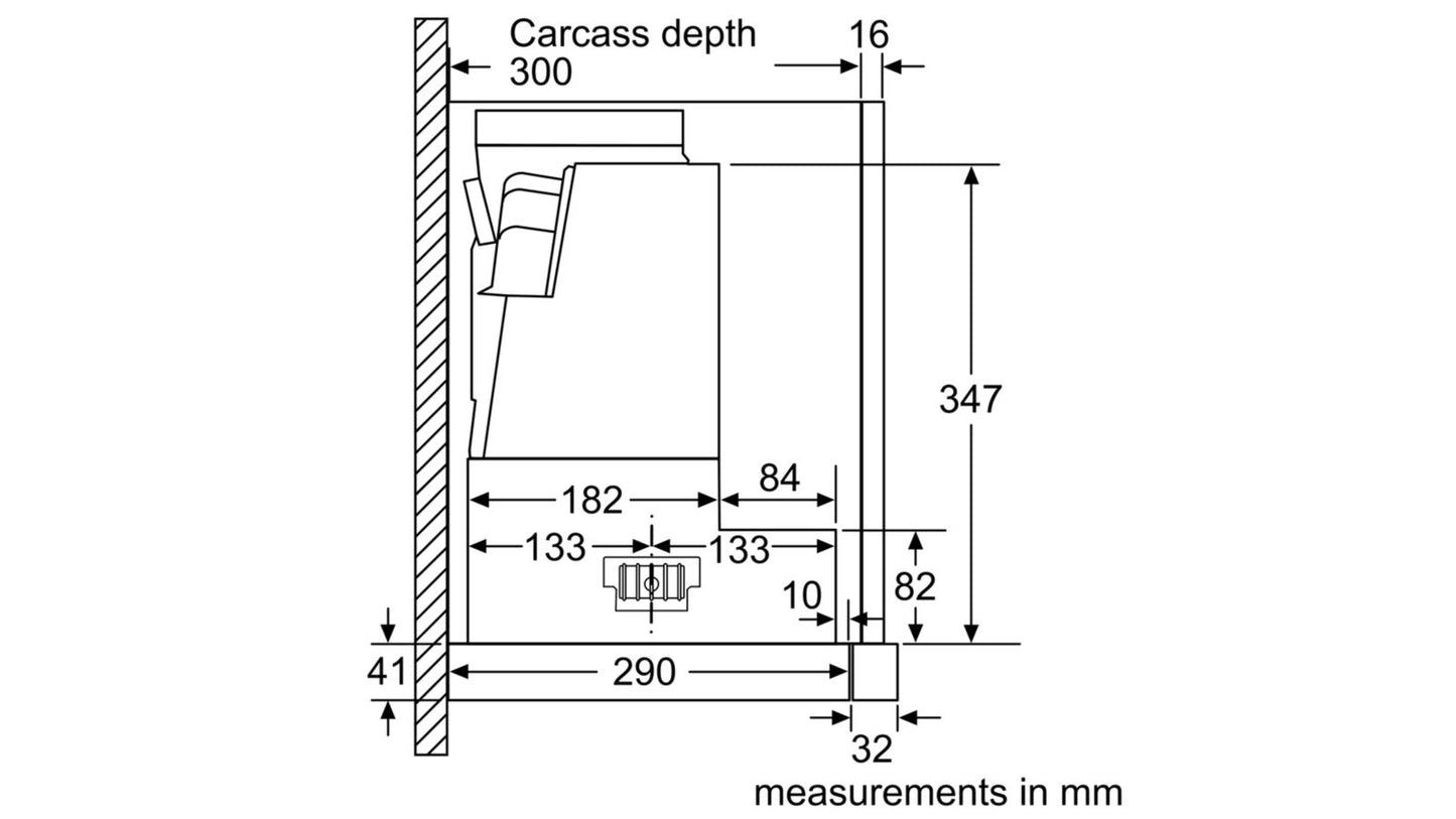 Máy hút mùi âm tủ BOSCH DFS067J50 Serie 8