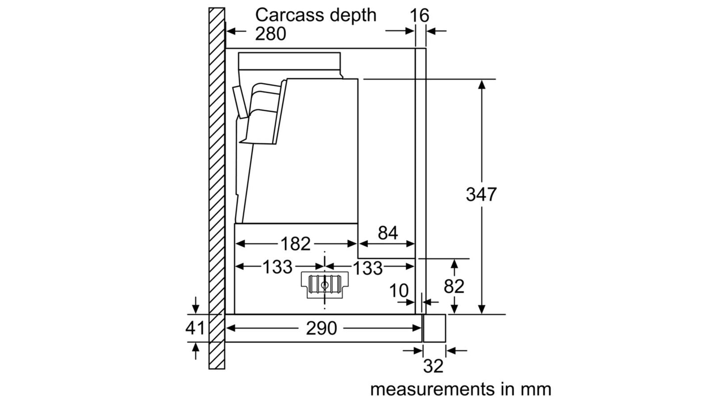 Máy hút mùi âm tủ BOSCH DFS067J50 Serie 8