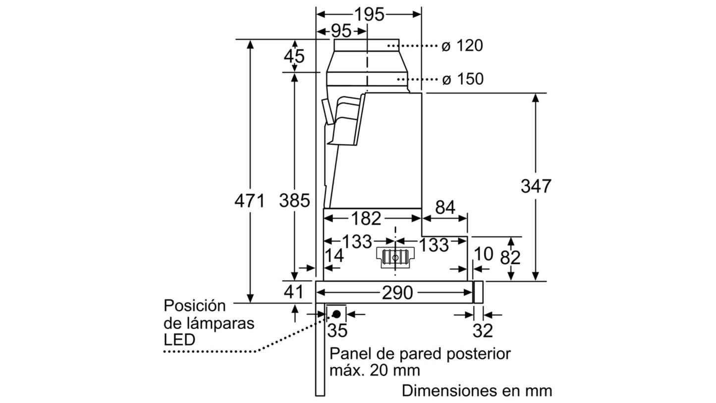 Máy hút mùi âm tủ BOSCH DFS067K50|Serie 8
