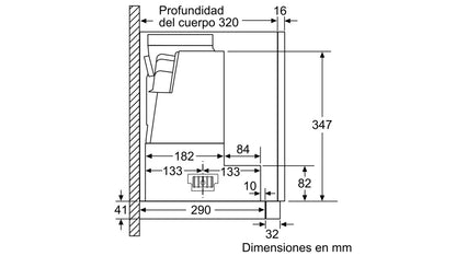 Máy hút mùi âm tủ Bosch DFS097K50 Serie 8