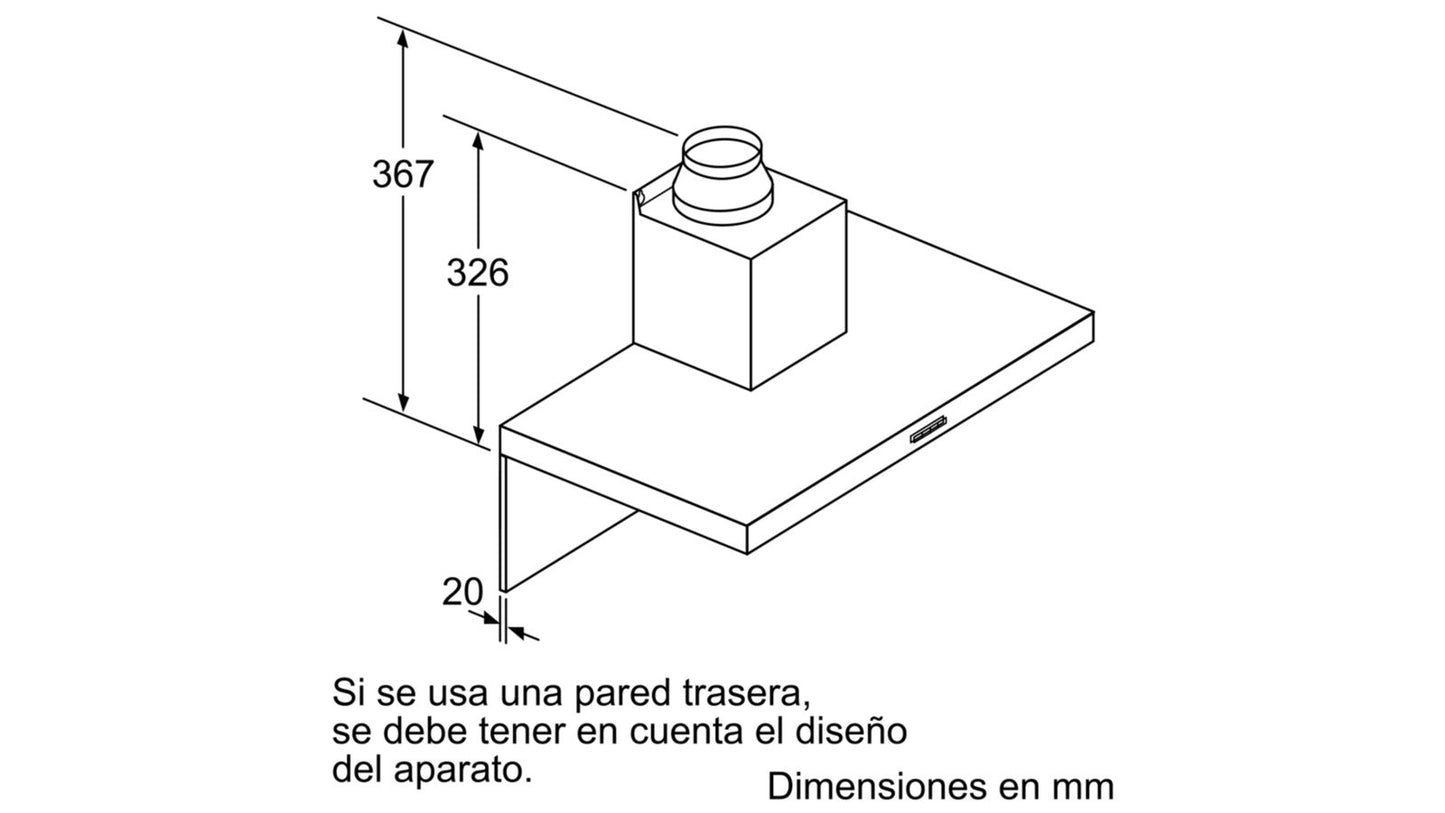 Máy hút mùi treo tường BOSCH DWB97IM50 Serie 4