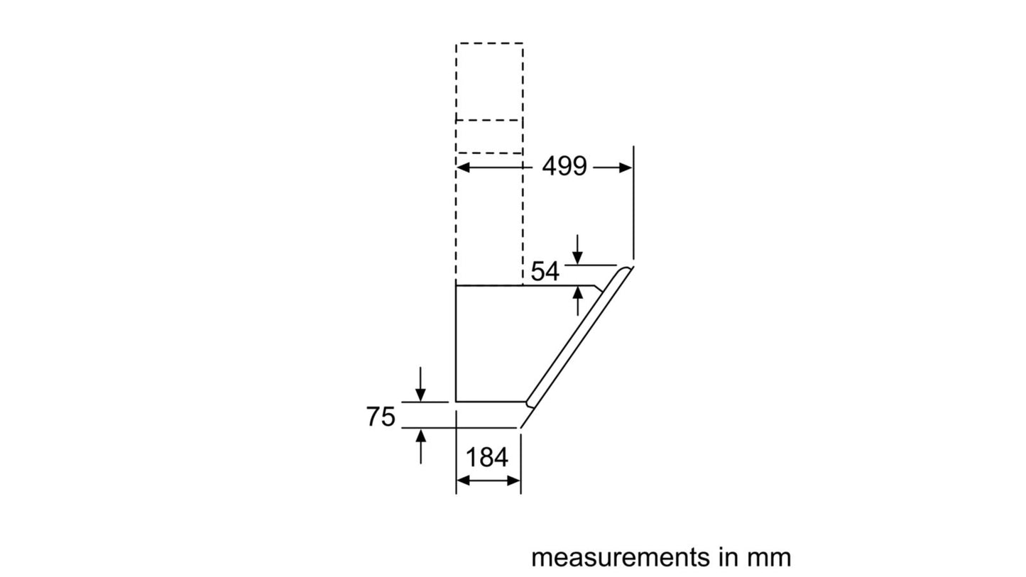 Máy hút mùi treo tường BOSCH DWK97JQ60B Serie 6