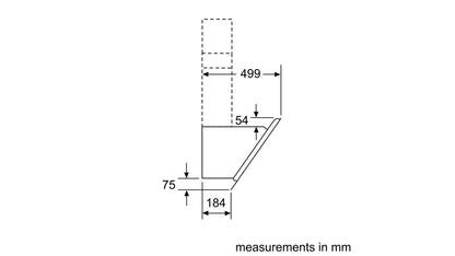 Máy hút mùi treo tường BOSCH DWK97JQ60B Serie 6