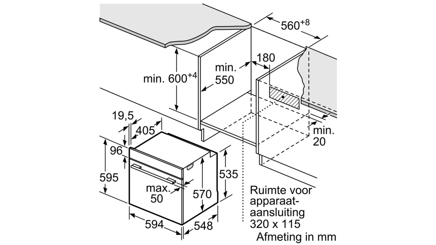 Lò nướng BOSCH HBA534BS0A serie 4