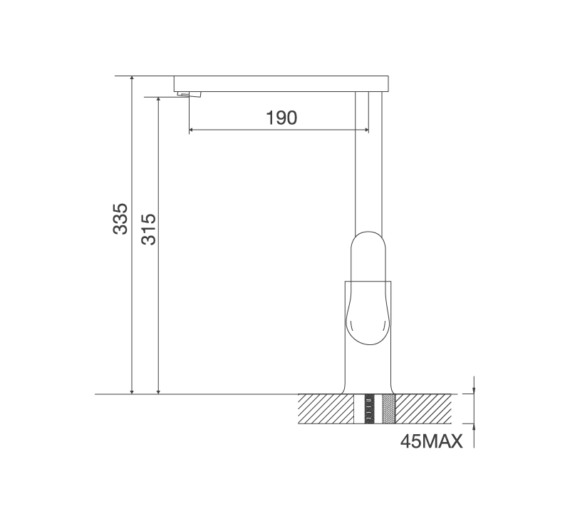 Vòi rửa bát MALLOCA K129T