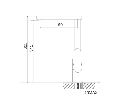 Vòi rửa bát MALLOCA K129T