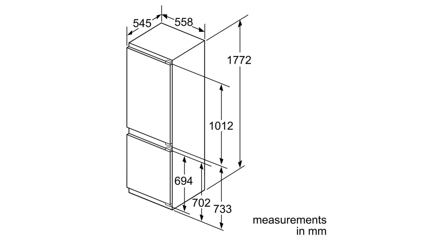 Tủ lạnh âm tủ BOSCH KIN86AF31K serie 6