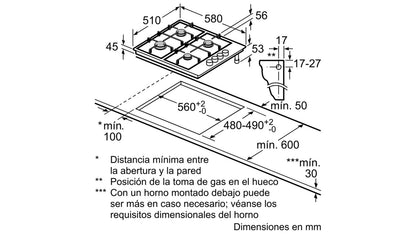 Bếp gas BOSCH PBC6B5B80 serie 2