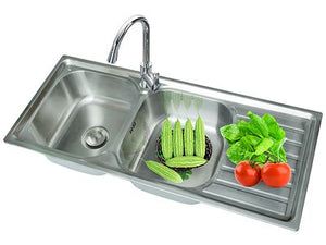 Thiết kế 2 hố chậu 1 bàn chờ