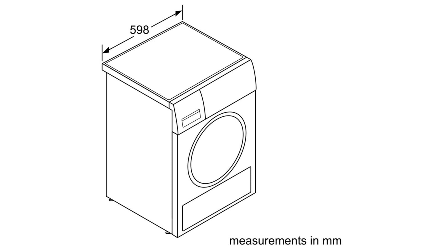 Máy sấy quần áo BOSCH WTW85561BY serie 8