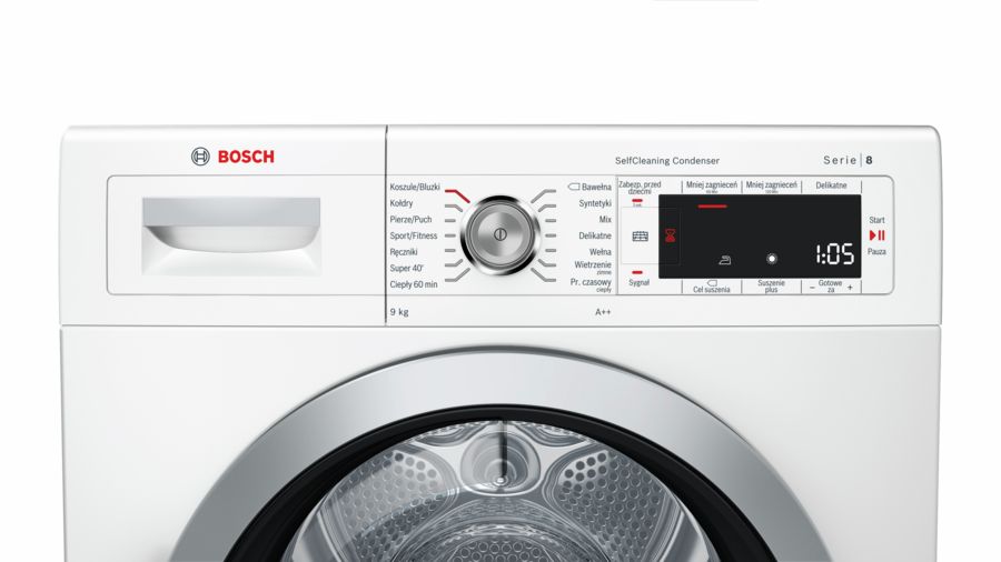Máy sấy quần áo BOSCH WTW85561PL serie 8