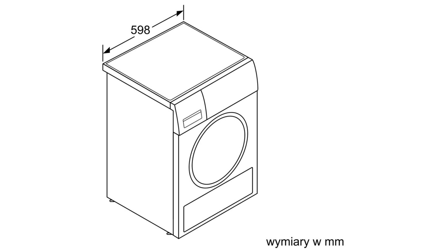 Máy sấy quần áo BOSCH WTW85561PL serie 8
