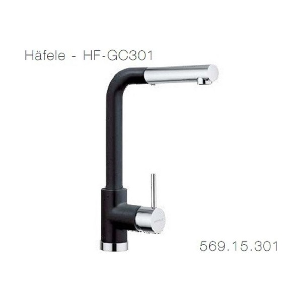 Vòi rửa bát HAFELE HF-GC301 CARBON 569.15.301