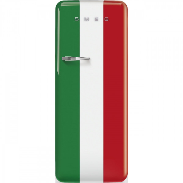 Tủ lạnh một cửa SMEG FAB28RDIT5 màu cờ Italy cánh phải