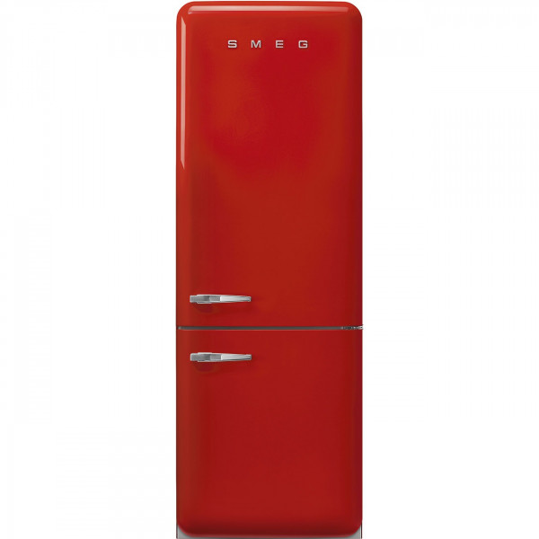 Tủ lạnh 2 ngăn đỉnh dưới SMEG FAB38RRD5 màu đỏ cánh phải