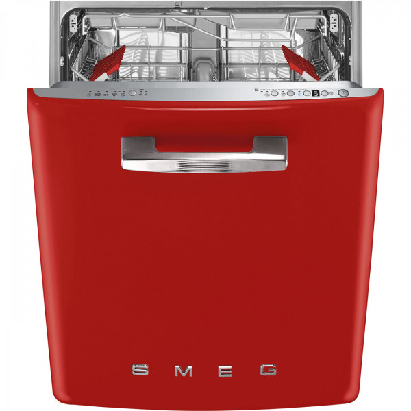 Máy rửa bát âm tủ SMEG STFABRD3 màu đỏ