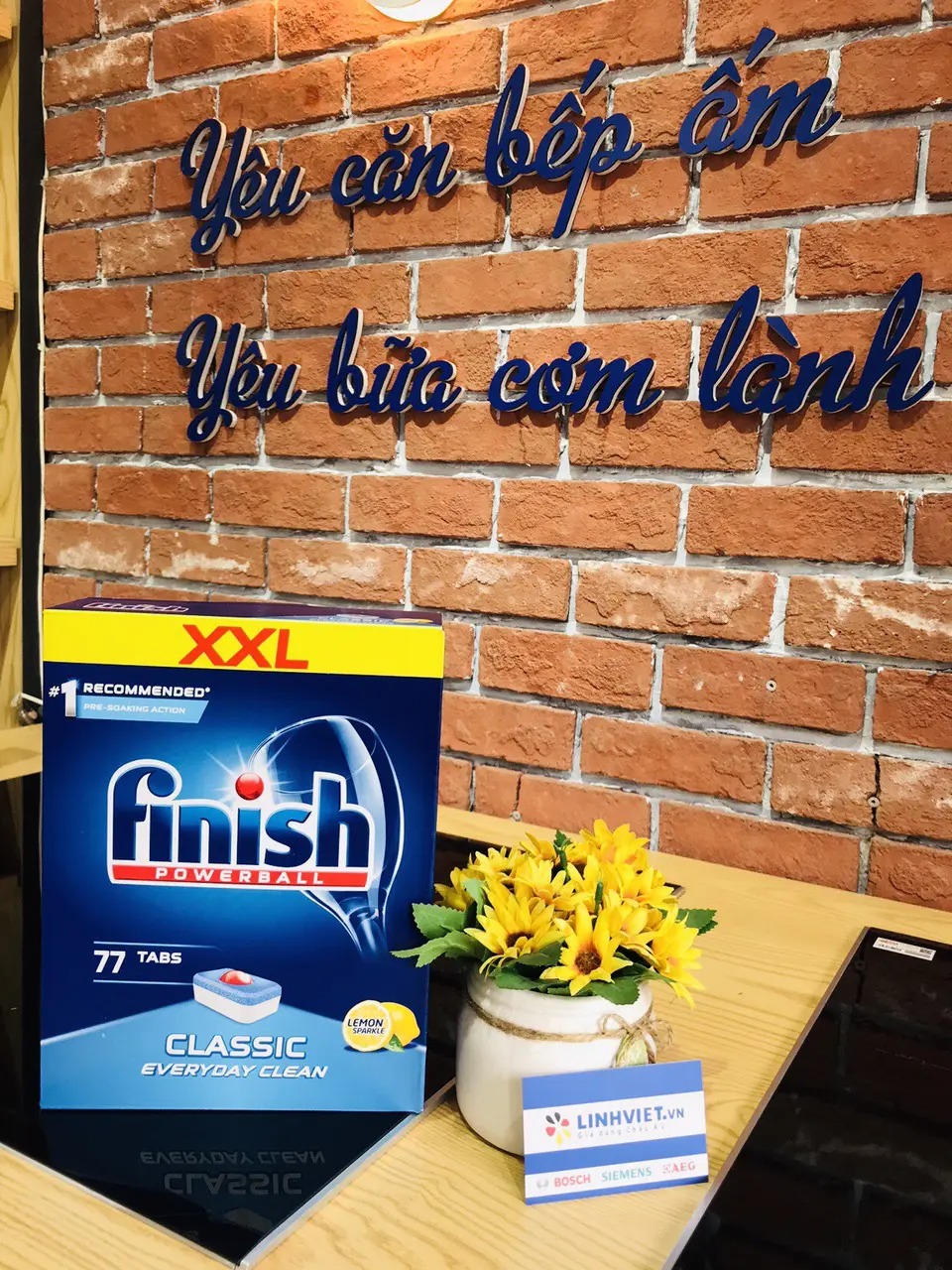 Viên rửa bát Finish 77 viên hương chanh